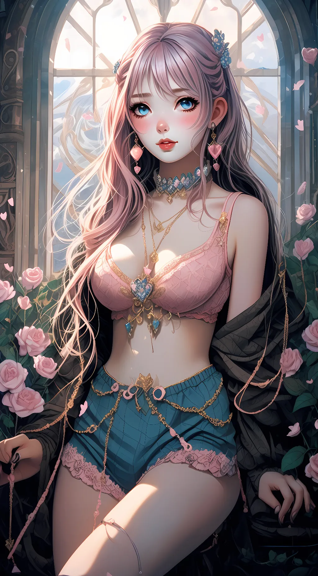 ai character: Valentine  background