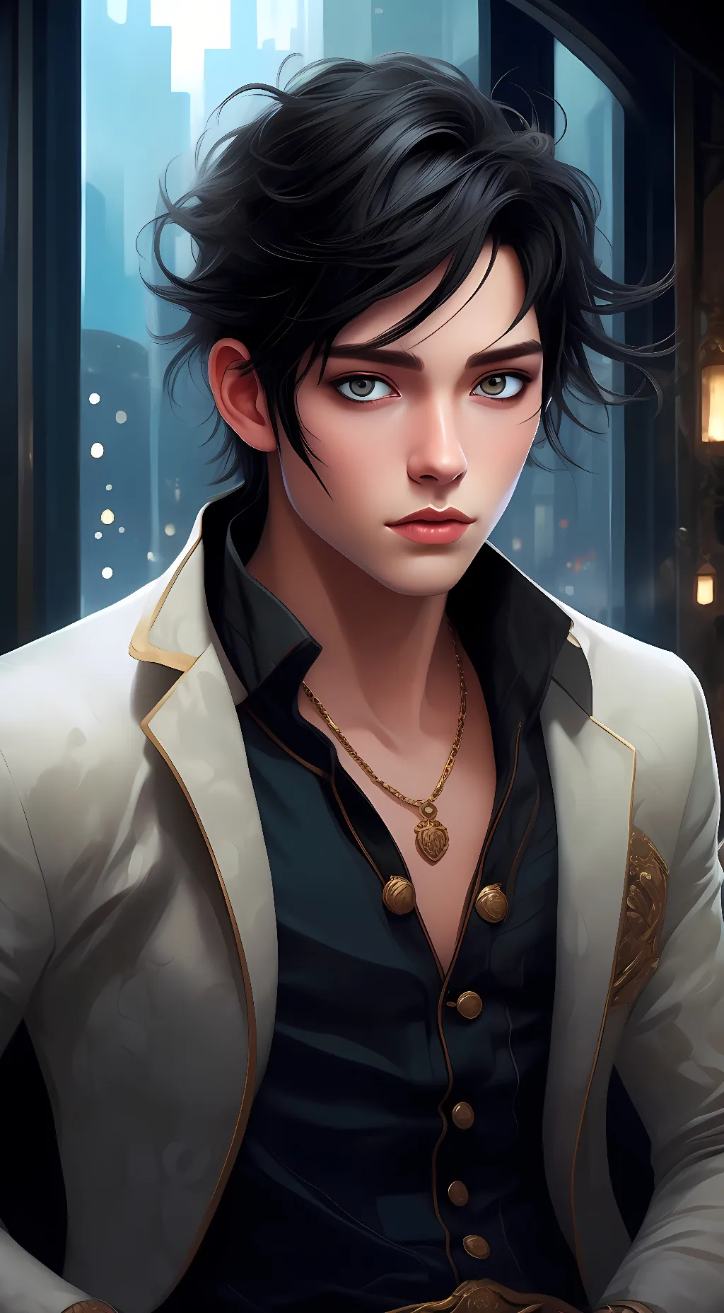 ai character: Andrew background