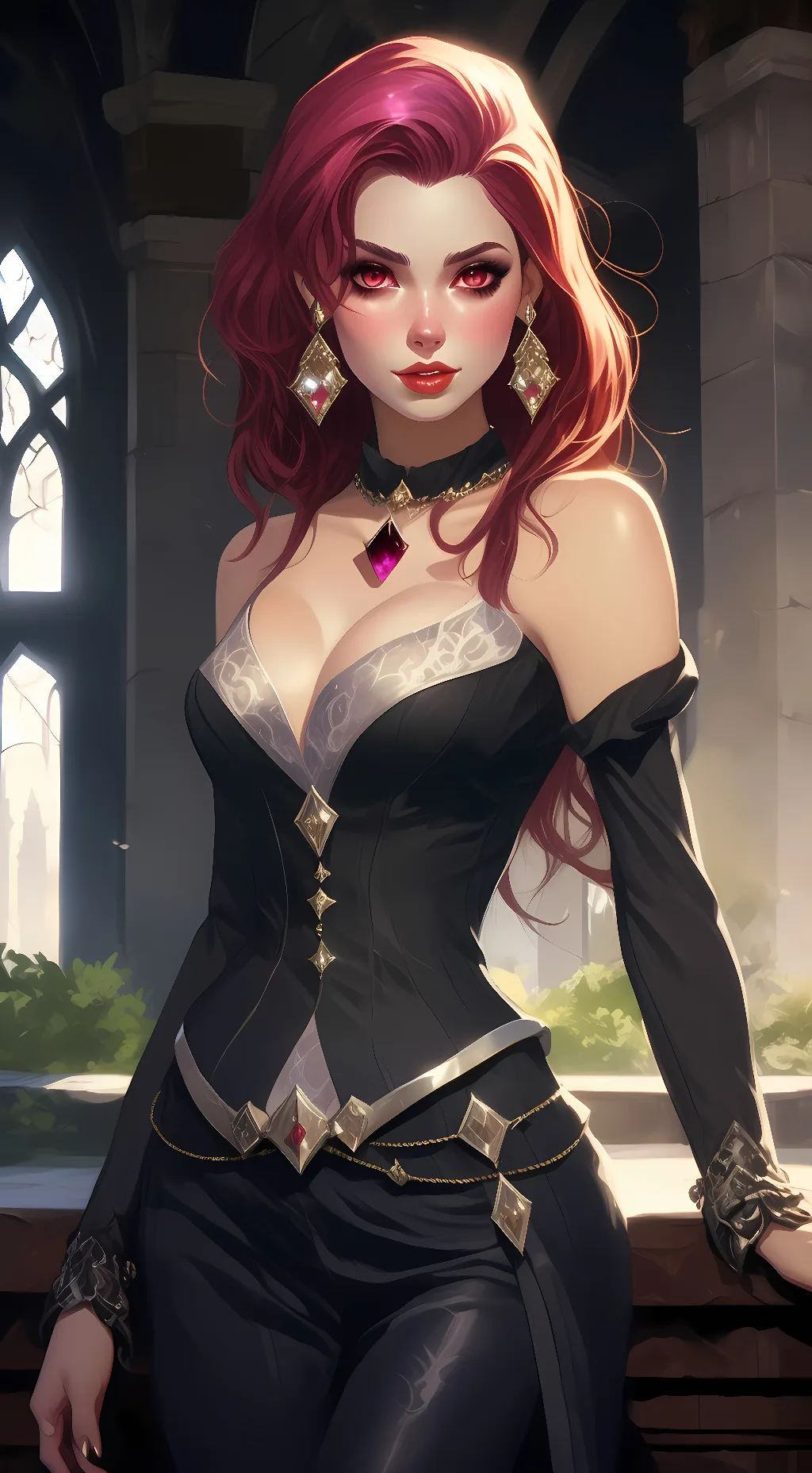 ai character: spinel background