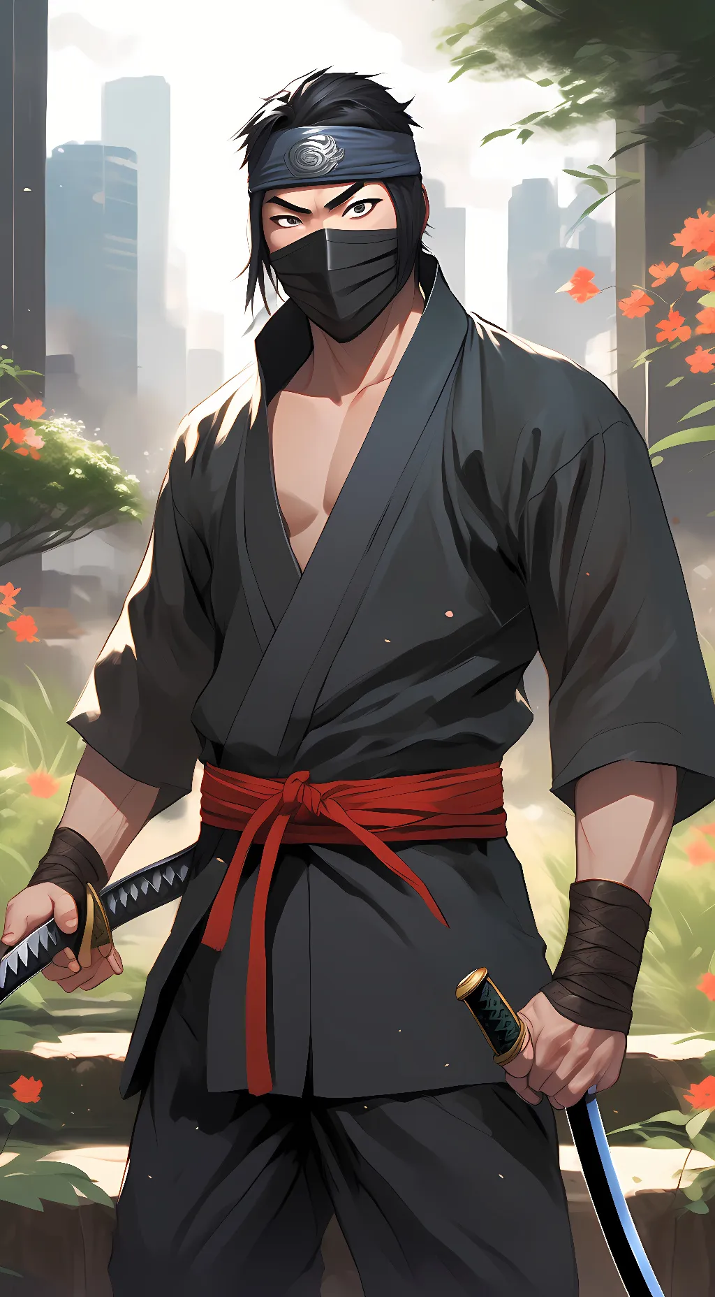 ai character: Ryu Hoshi background