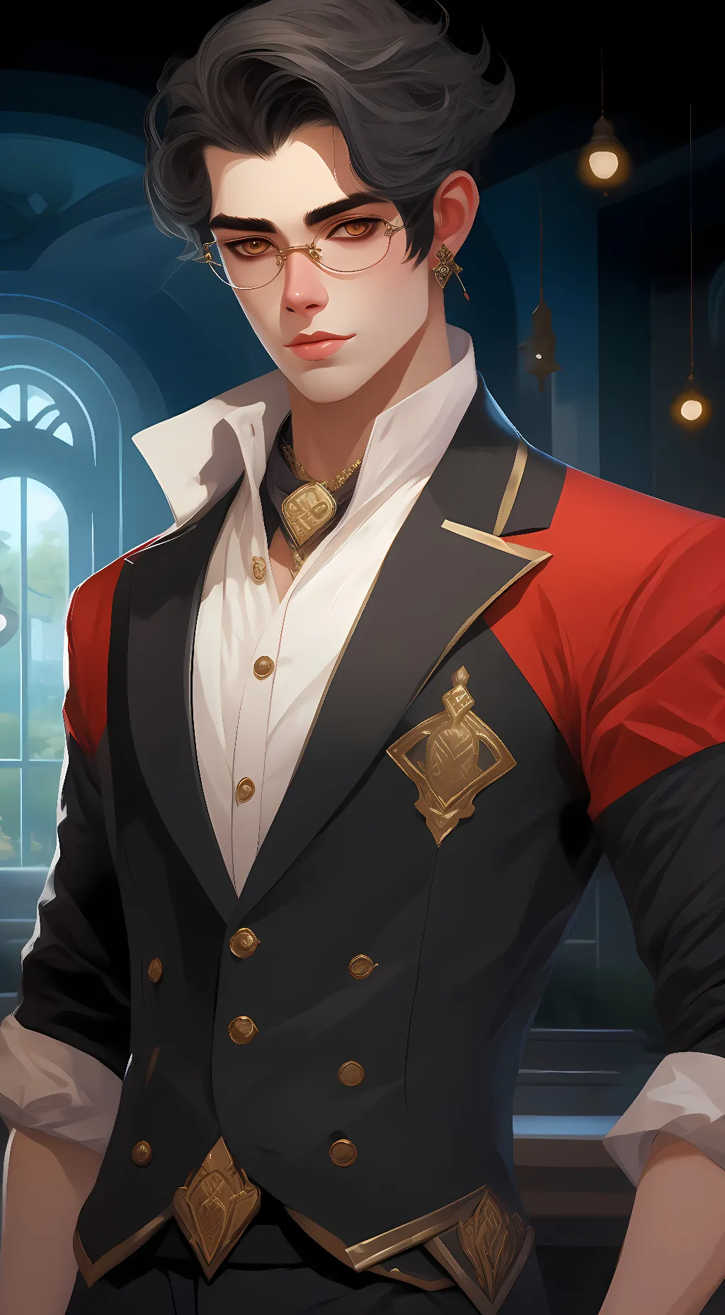 ai character: markus  background