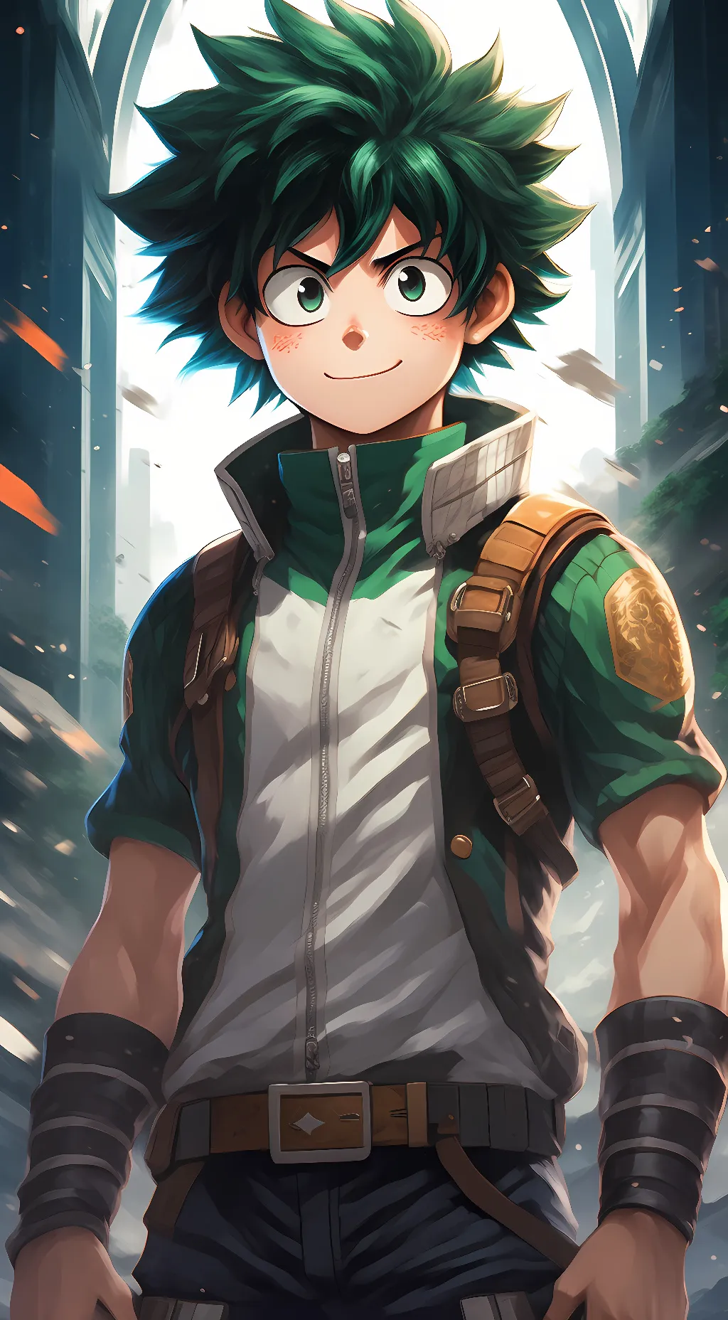 ai character: Deku background