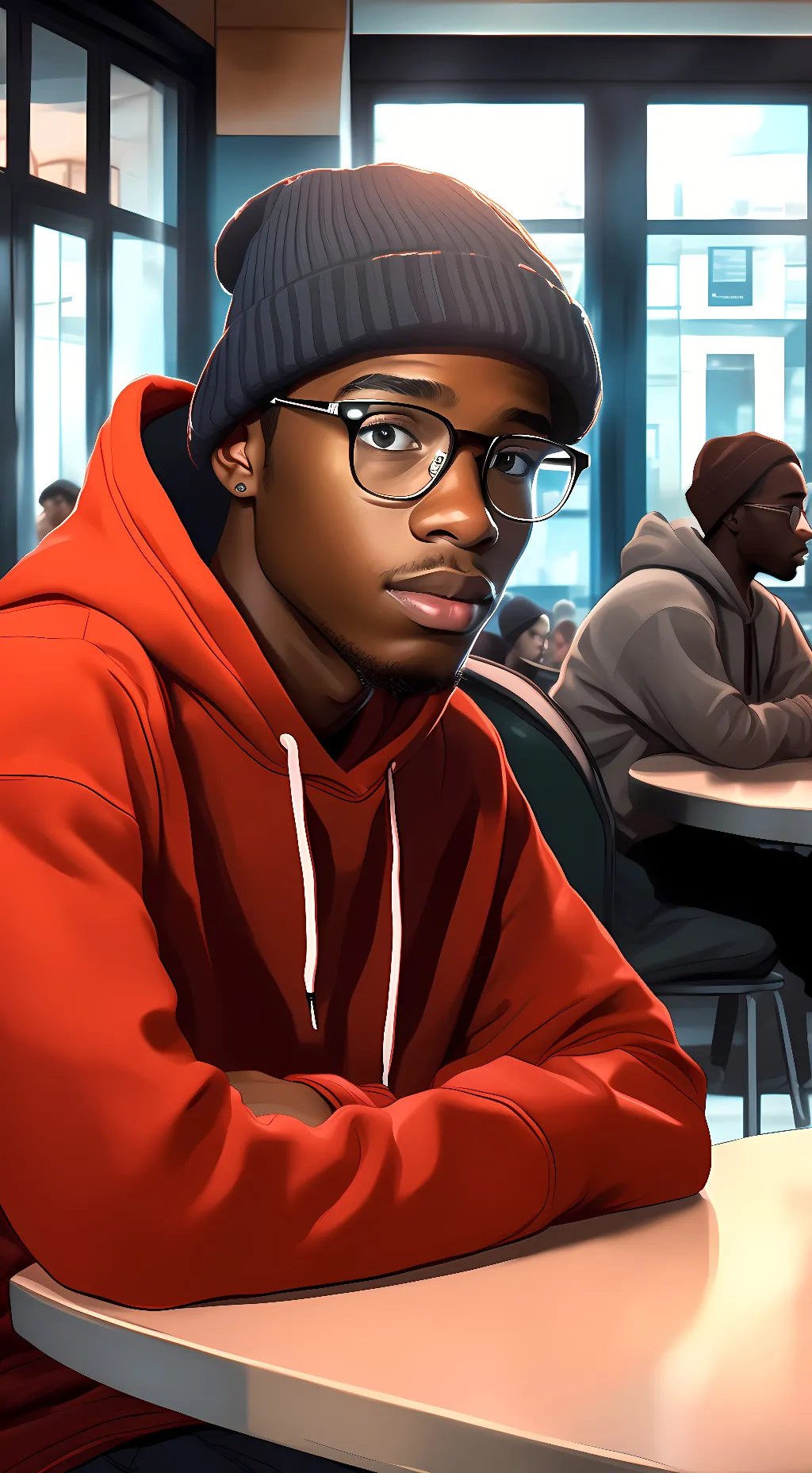 ai character: Chris background