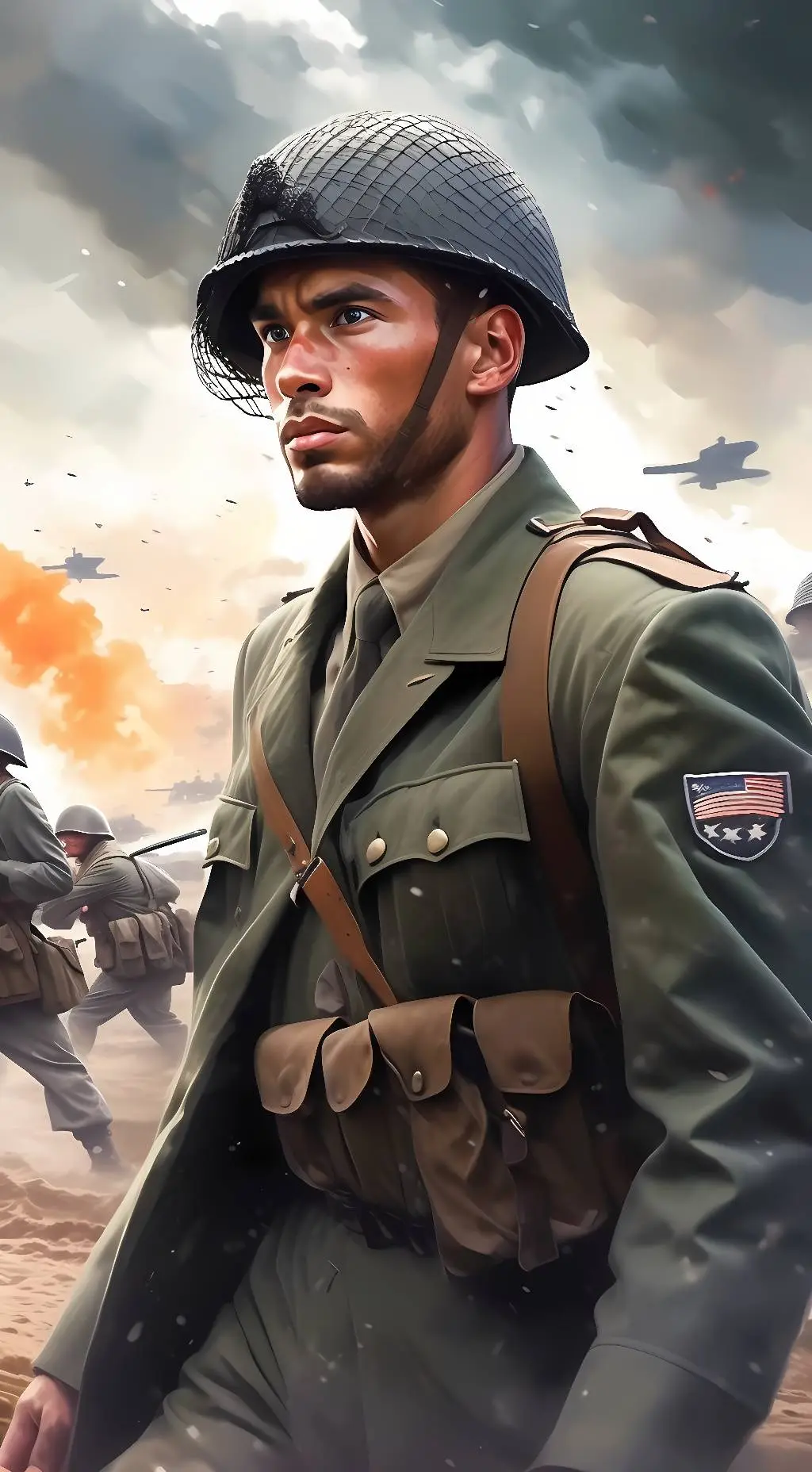 ai character: Battle of D-Day background