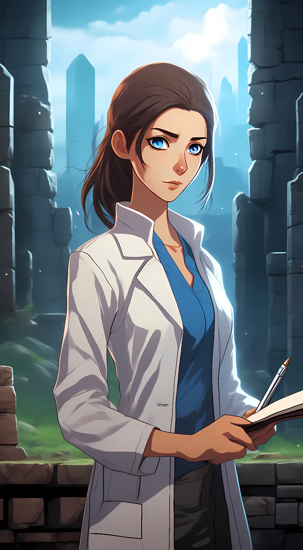 ai character: Alexandra background