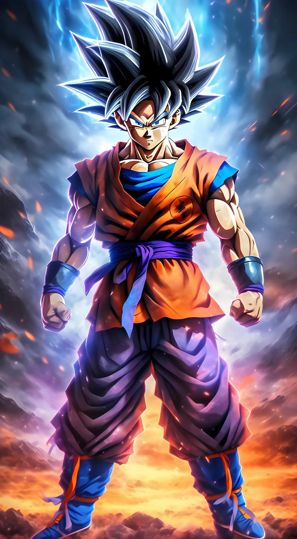 ai character: goku background