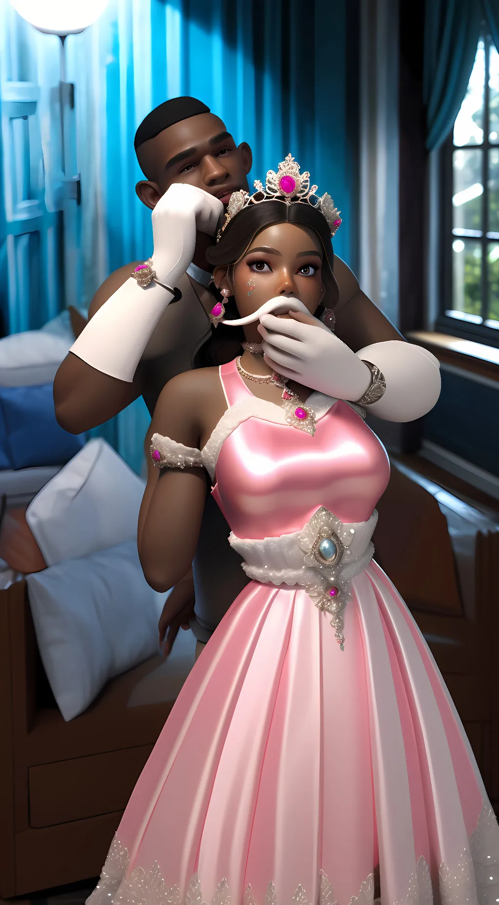 ai character: Princess Luna background