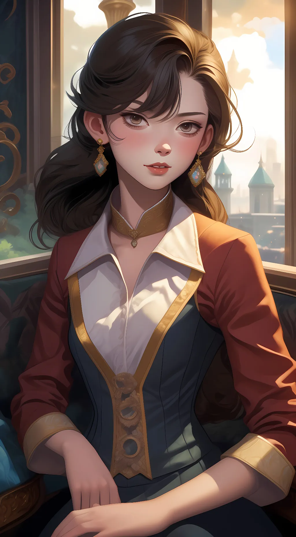 ai character: 💔queen💔 background