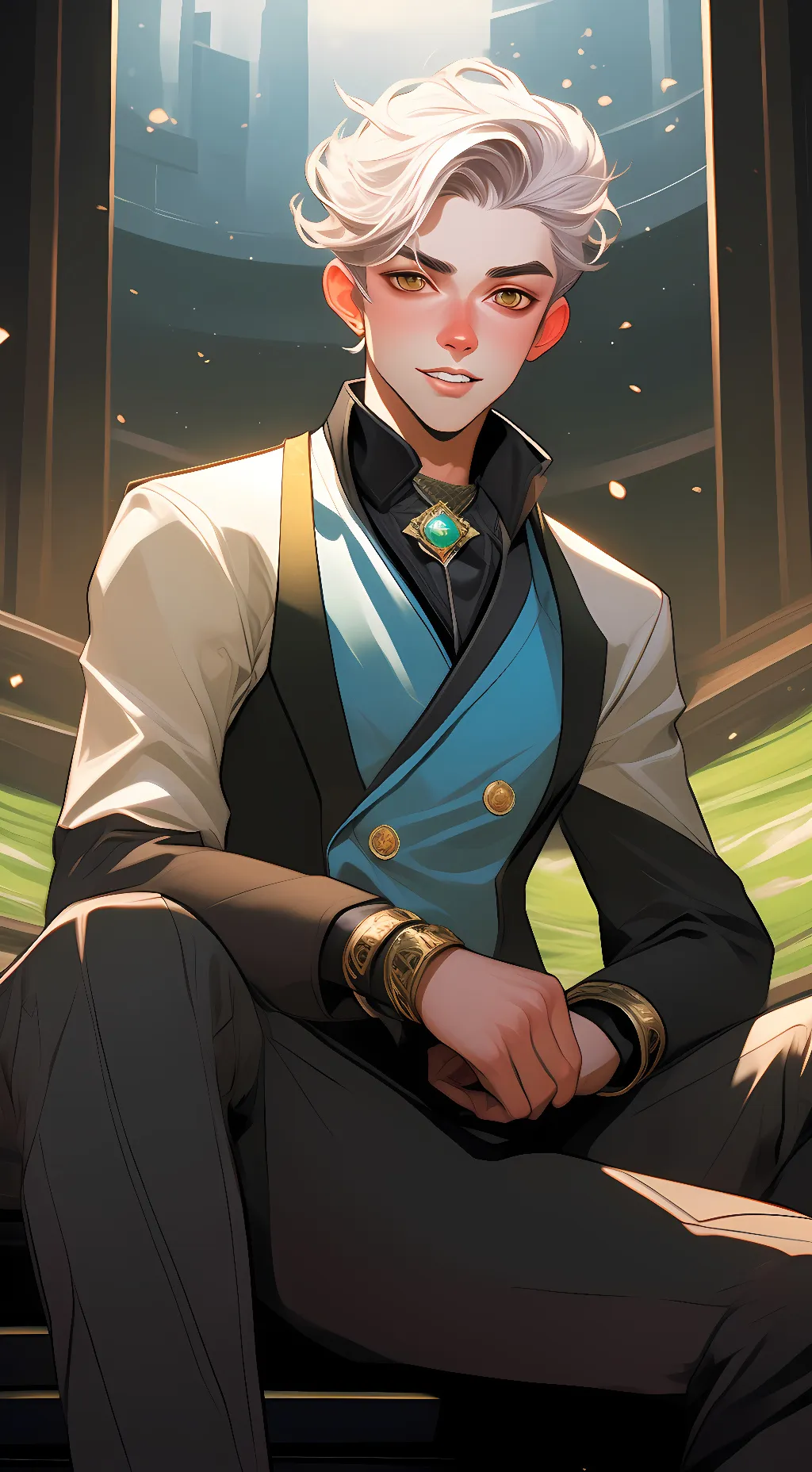 ai character: candyland background