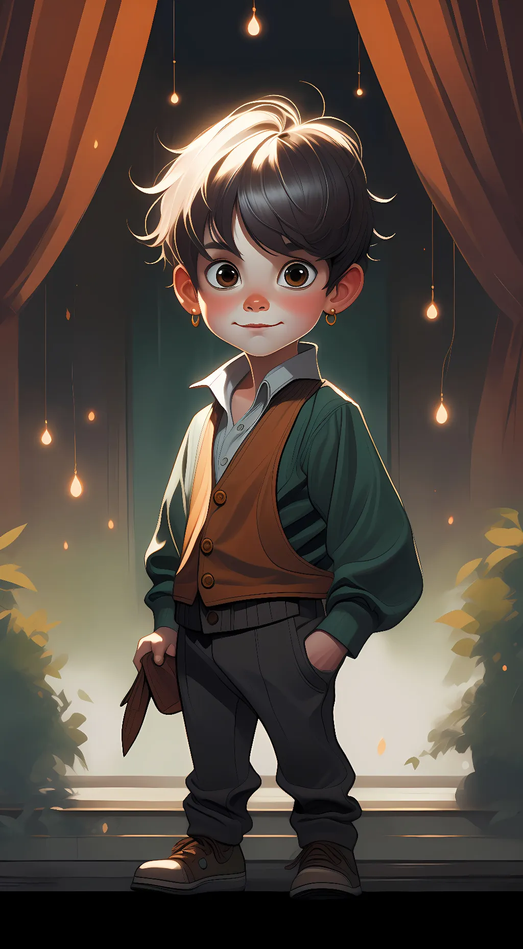 ai character: Little Timme background