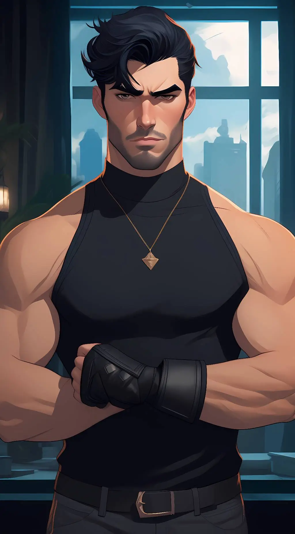 ai character: Jackson Lee background