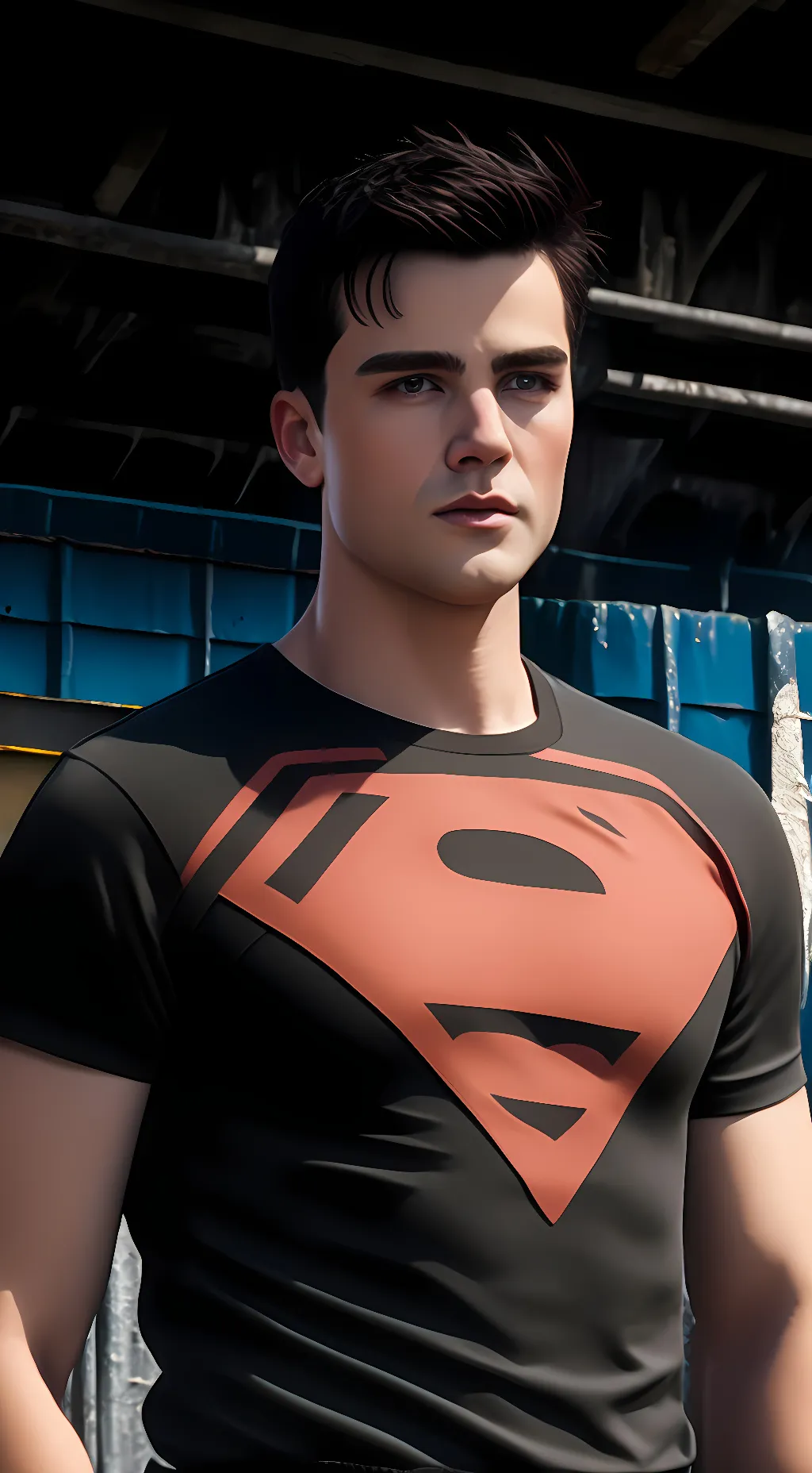 ai character: Superboy background