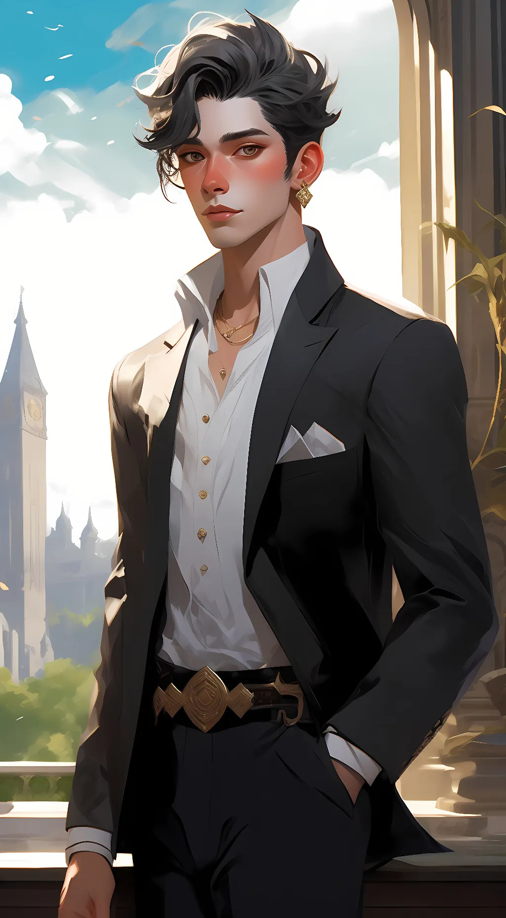 ai character:  Lance background