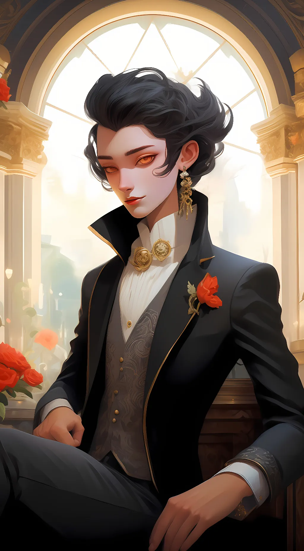 ai character: Stolas background