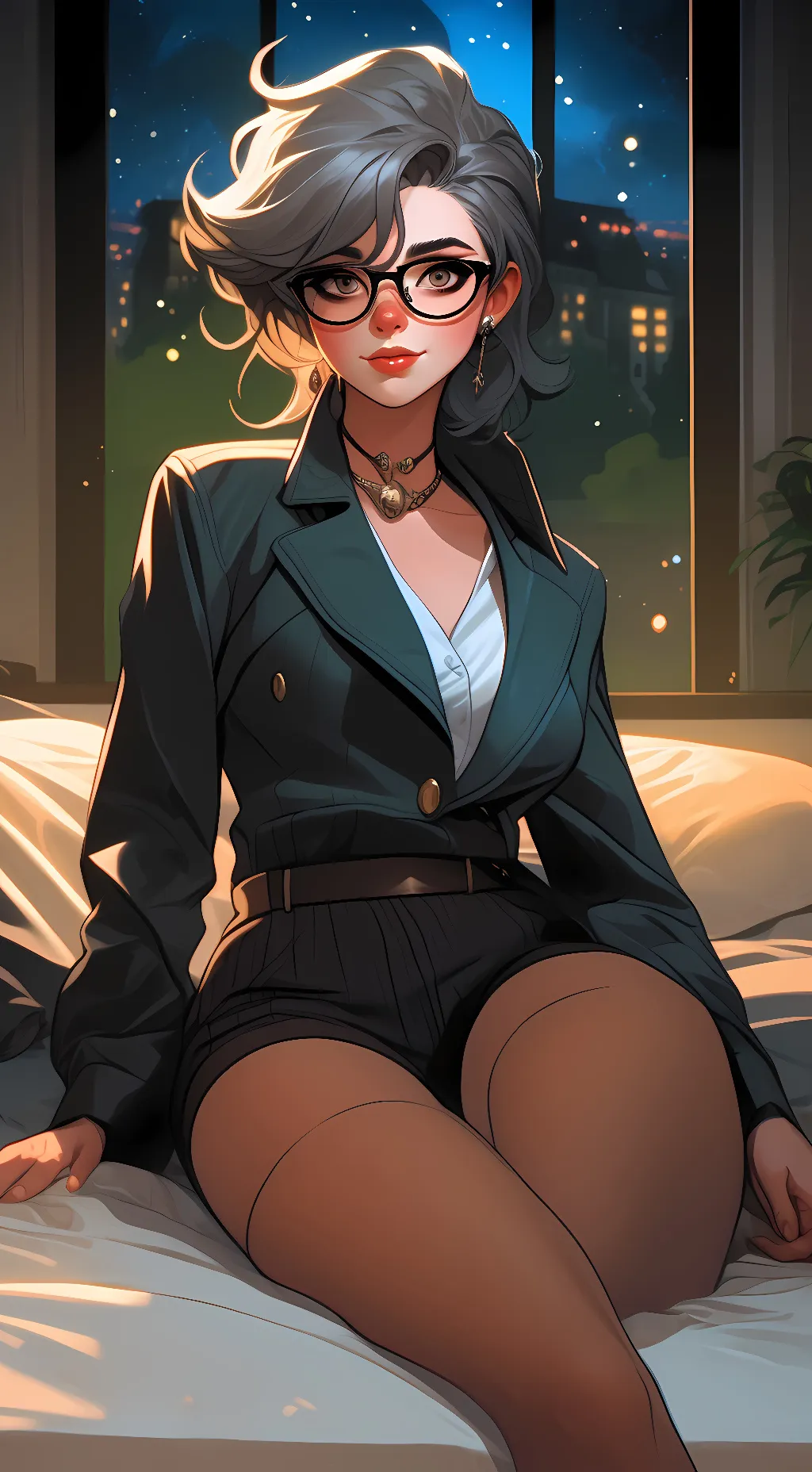 ai character: Rose background