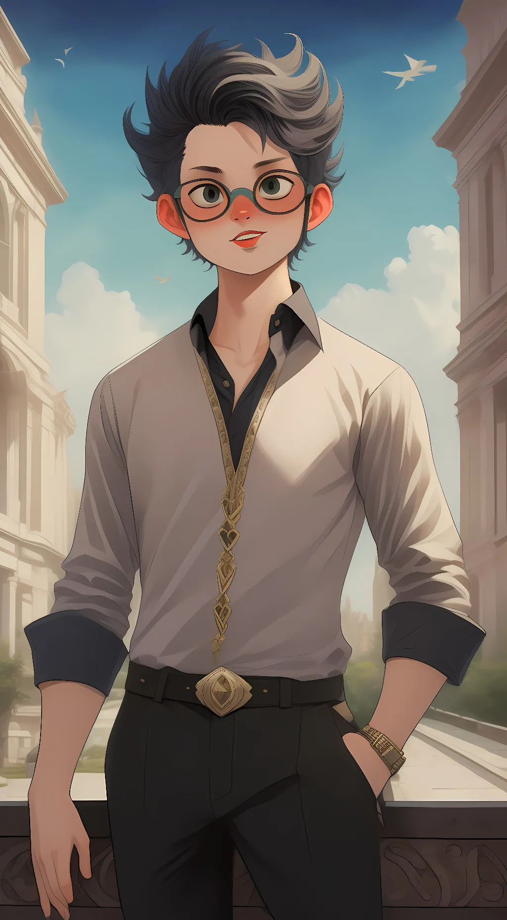 ai character: sammy background