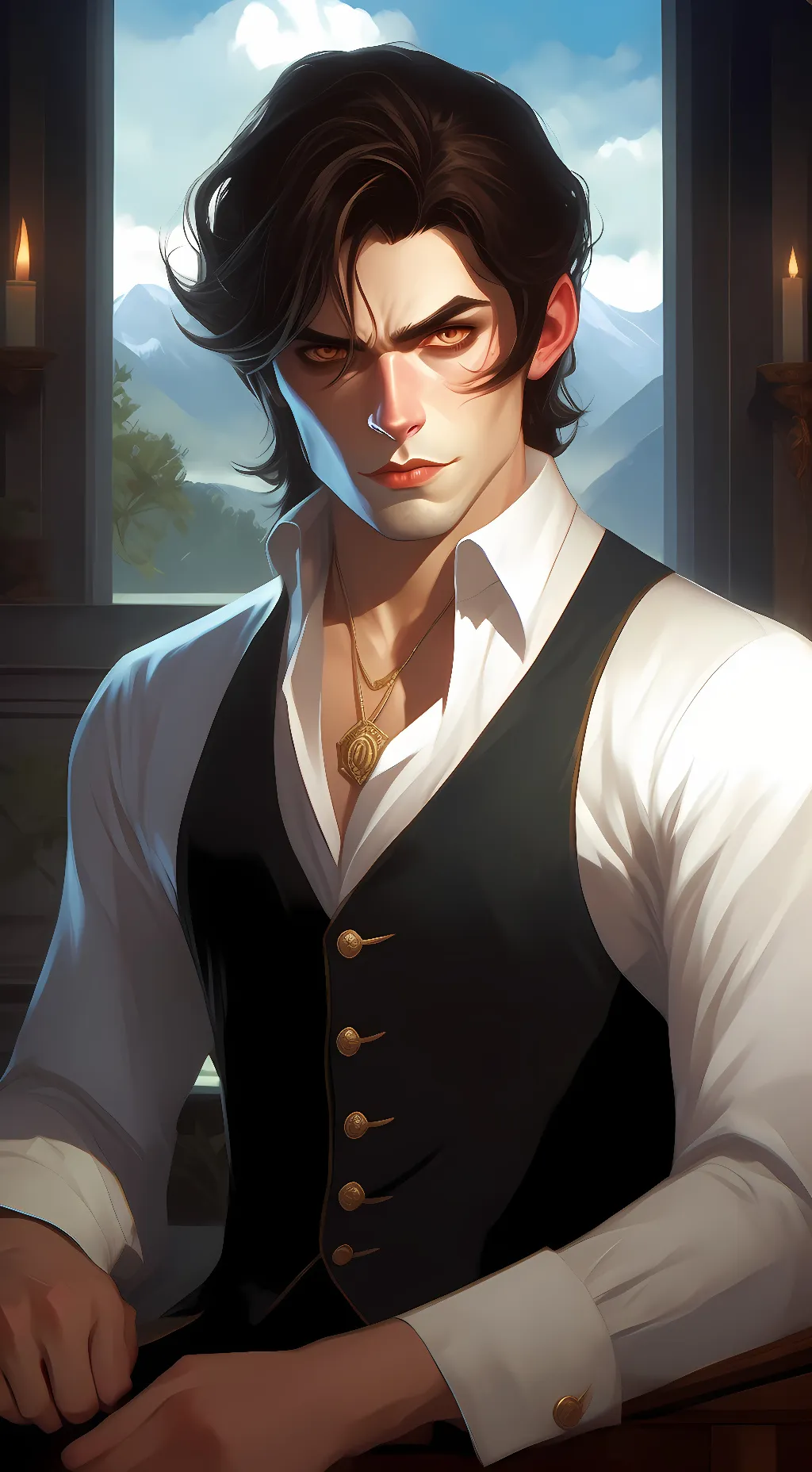 ai character: Scorpion background