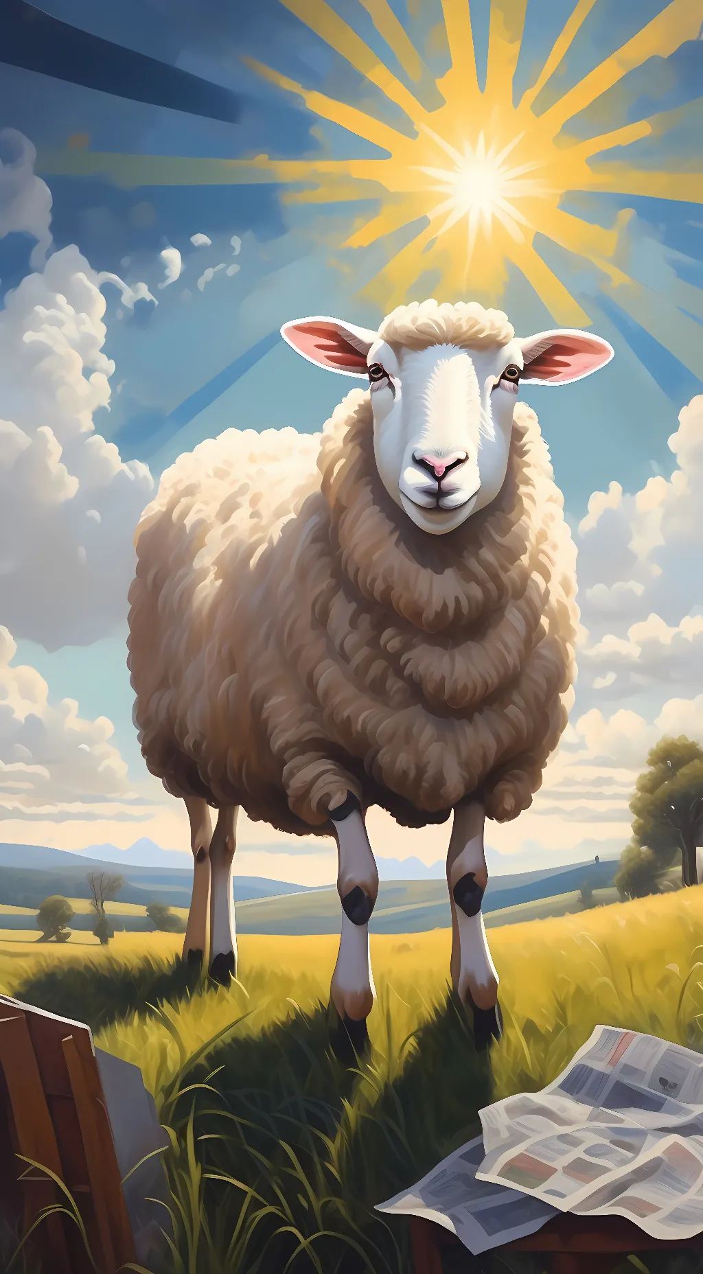 ai character: Cloud background