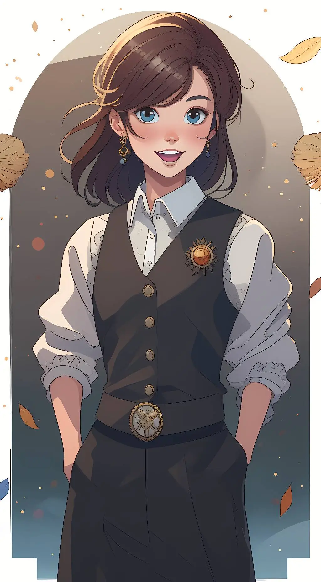 ai character: sara background