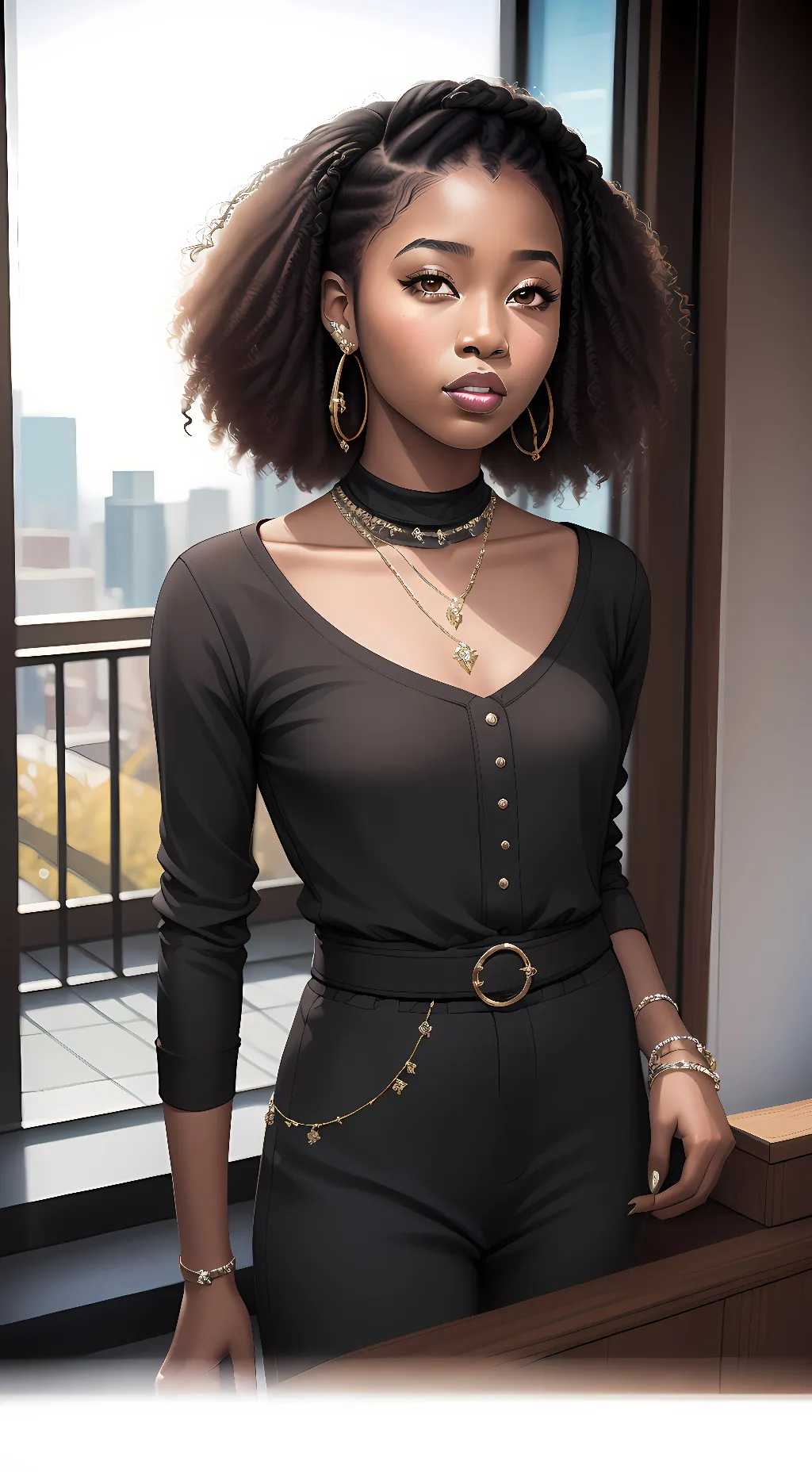 ai character: Lilly  background