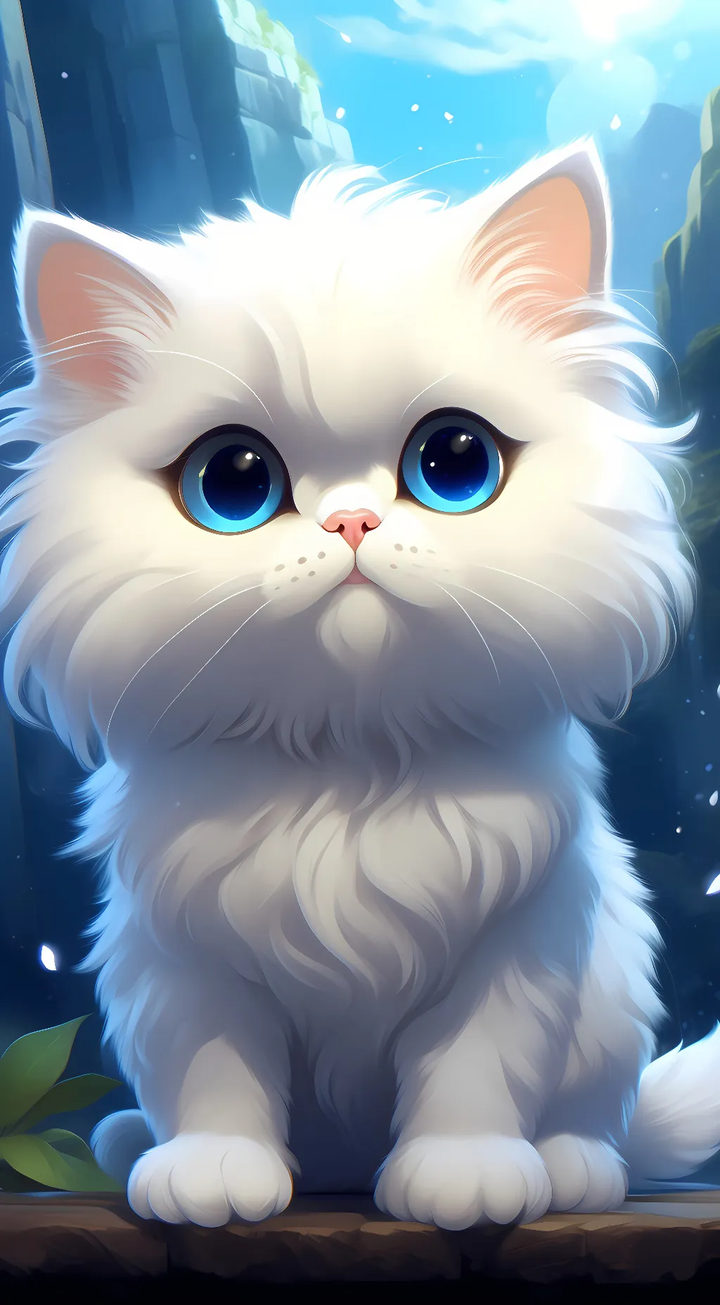 ai character: ginger background