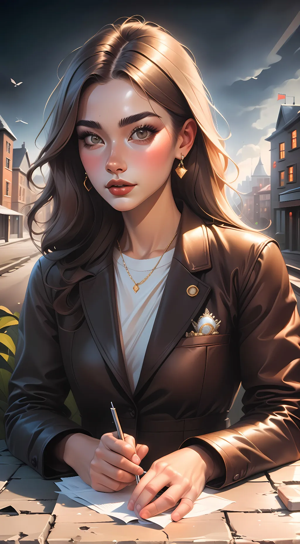 ai character: loe background