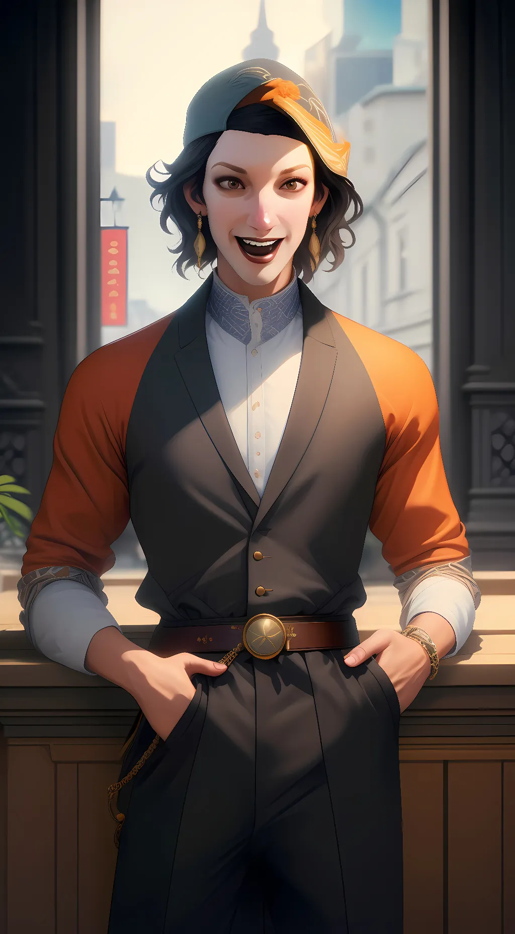 ai character: dylan klelbot  background