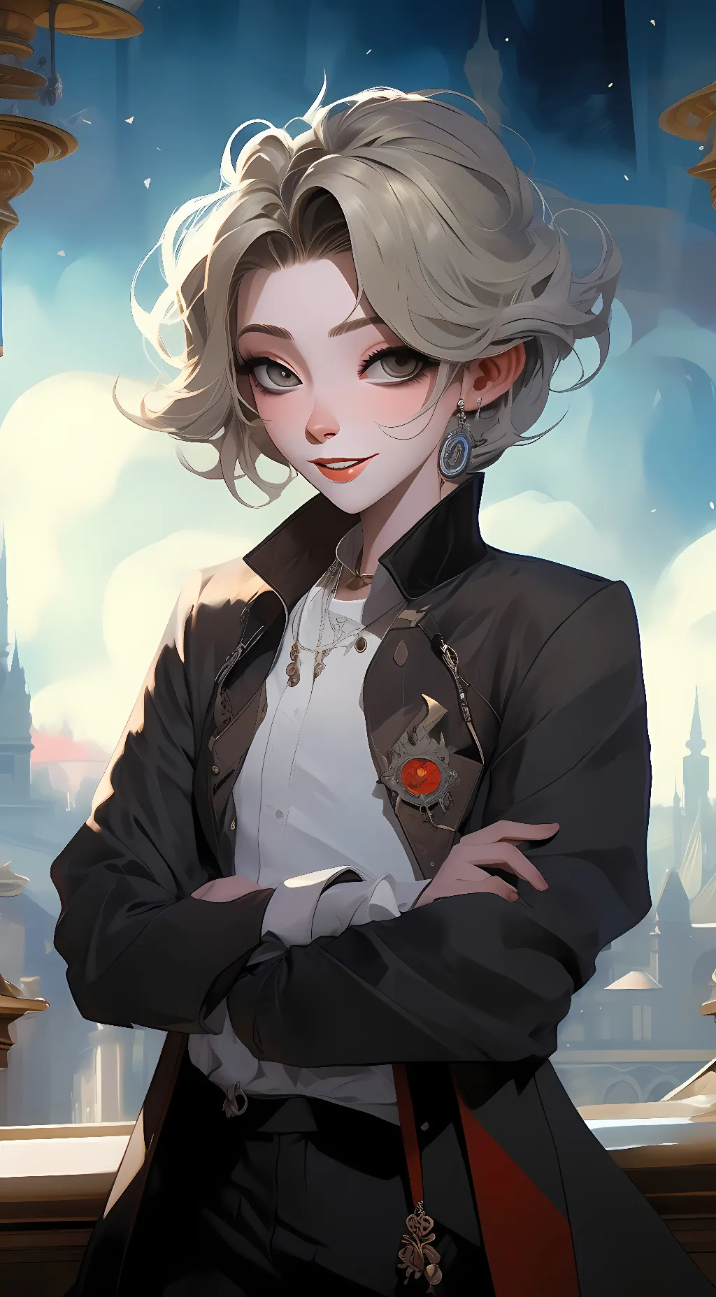 ai character: Luna  background