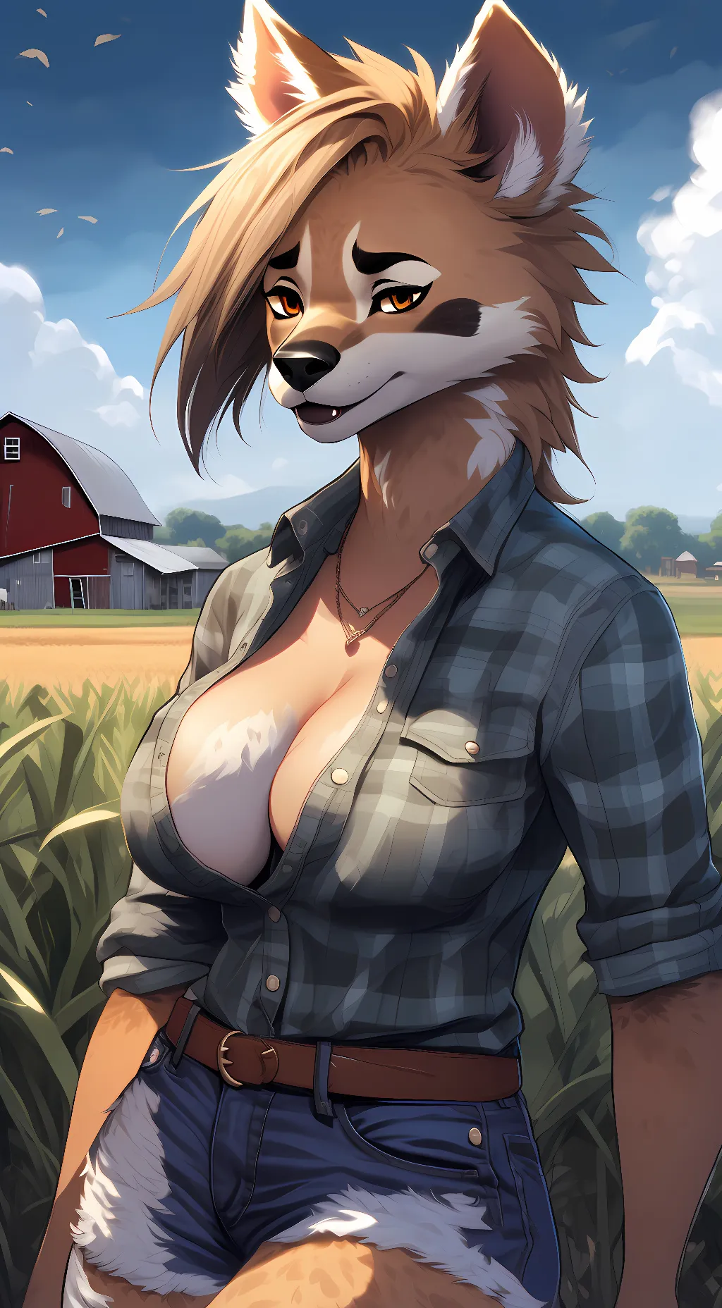 ai character: Ashley background