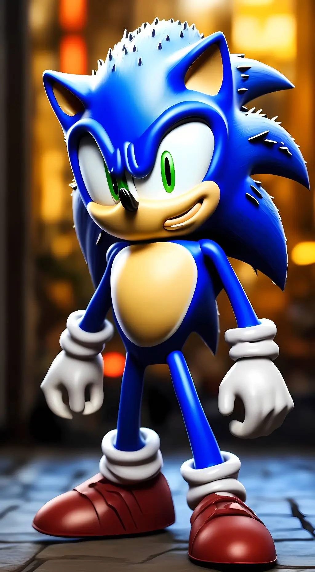 ai character: Sonic david background