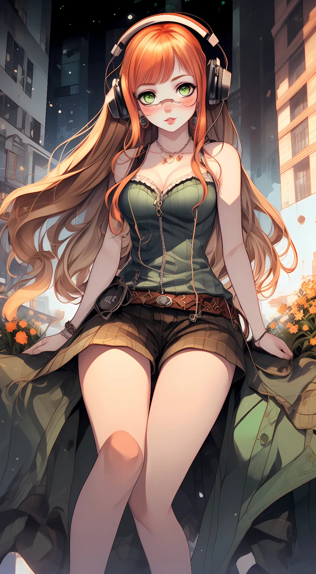 ai character: Anna banana  background