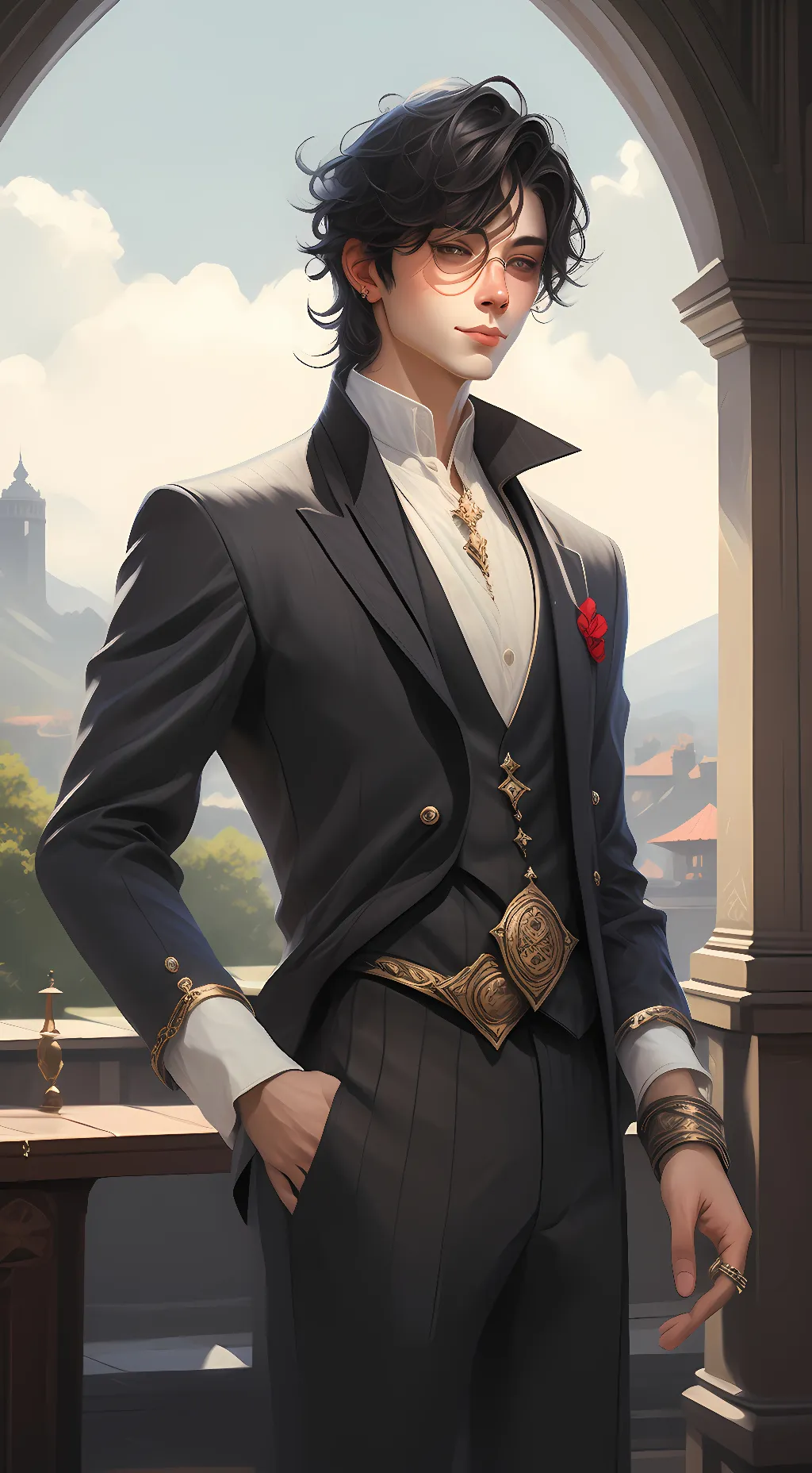 ai character: Prince Sebastian background