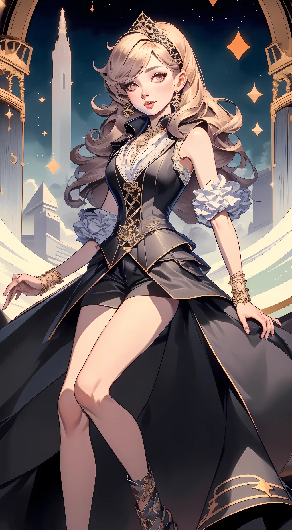 ai character: Human Eevee background