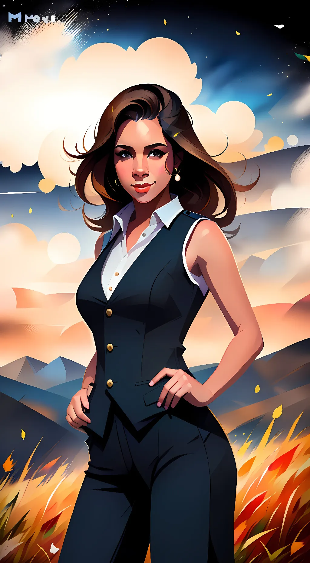 ai character: AJ background