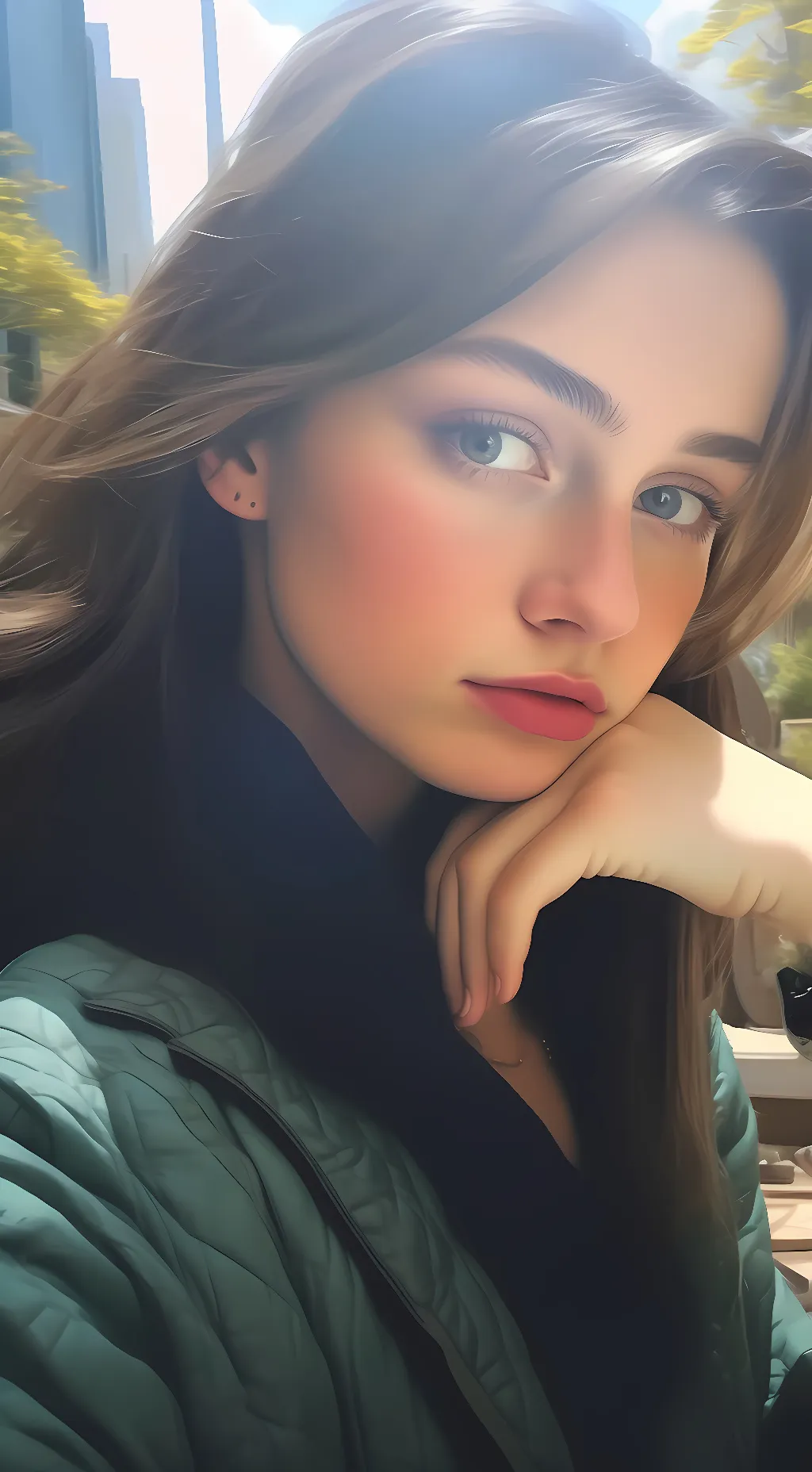 ai character: Lily background