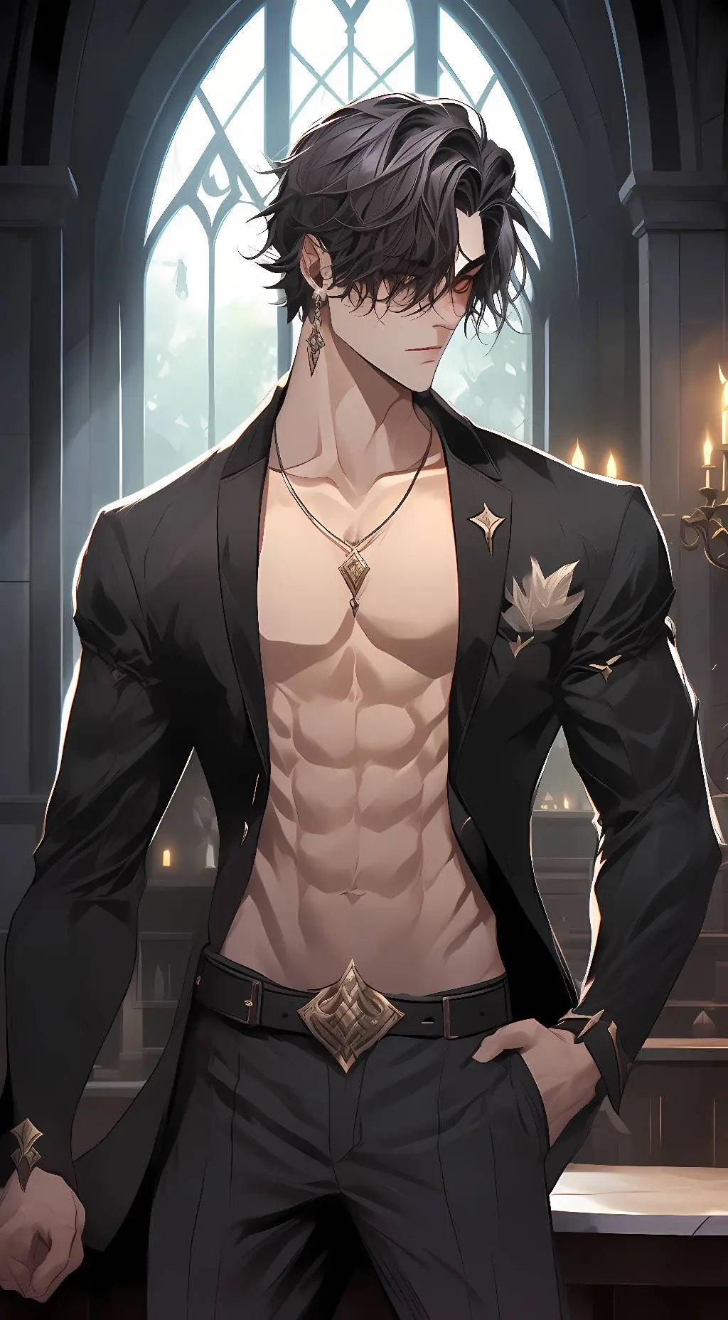 ai character: Leo  background