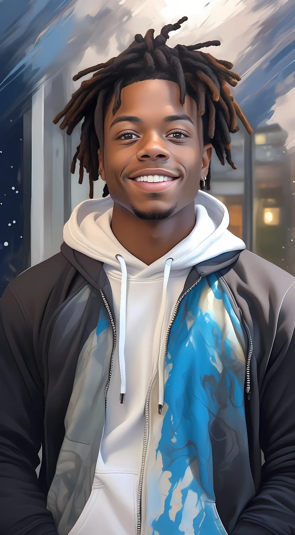 ai character: Darren/ ishowspeed background