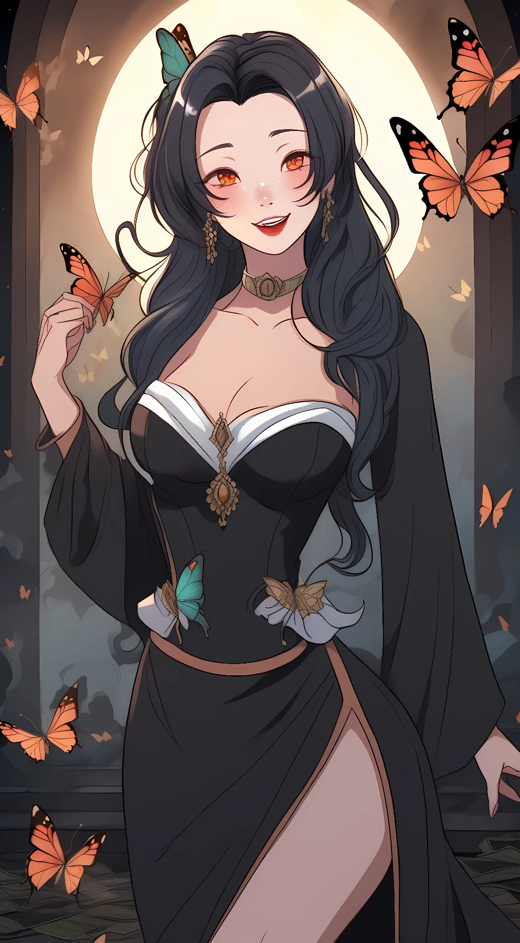 ai character: Tina  background