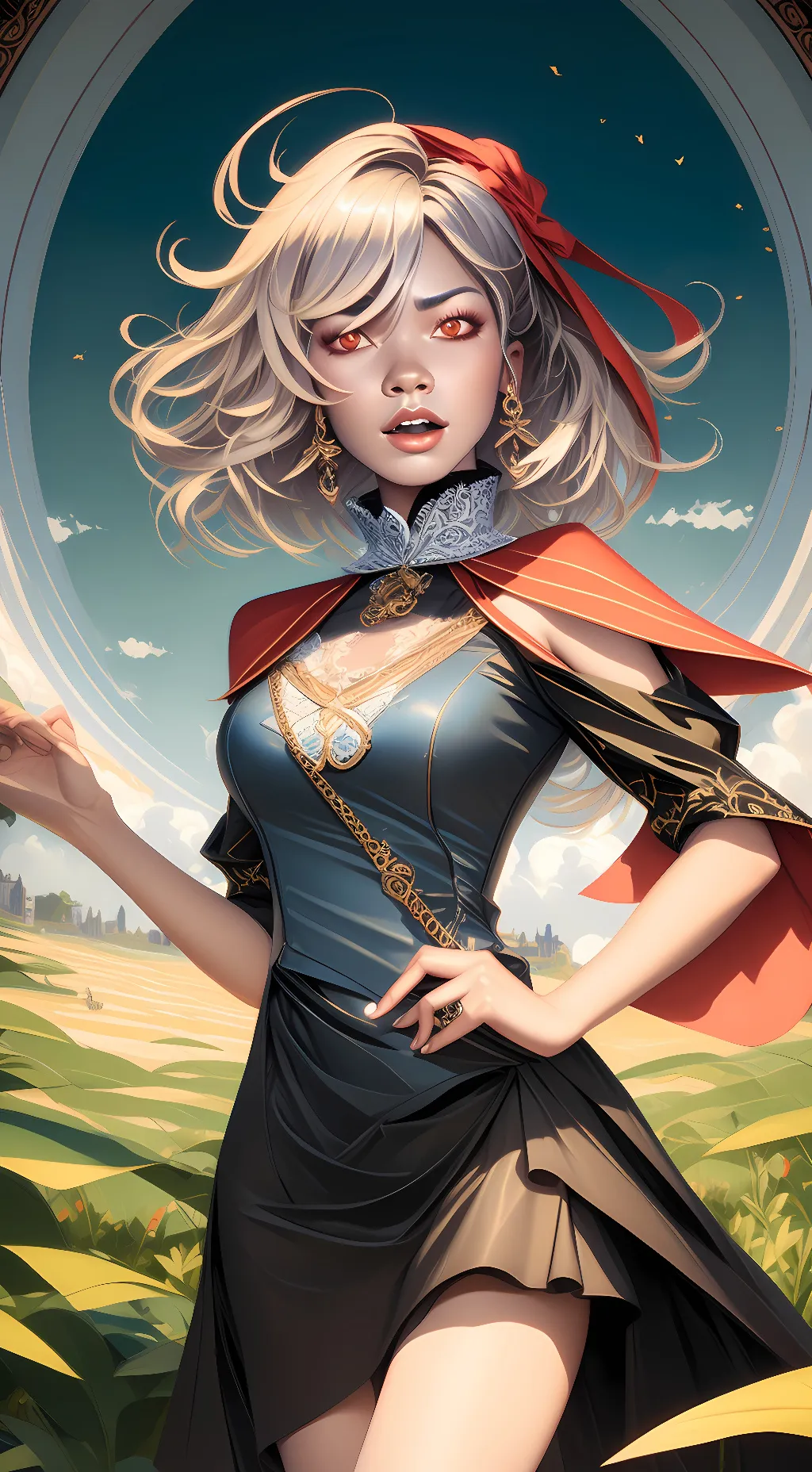 ai character: Girlfriend  background