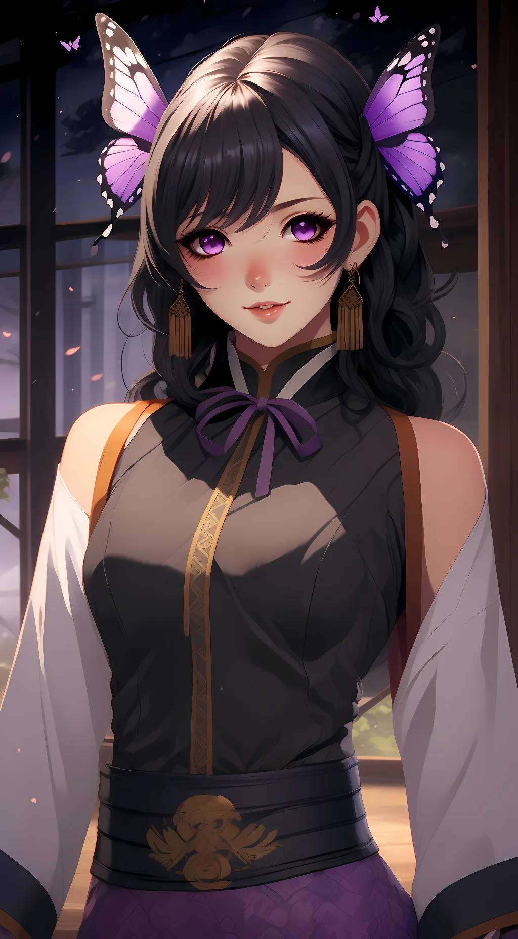 ai character: shinobi background