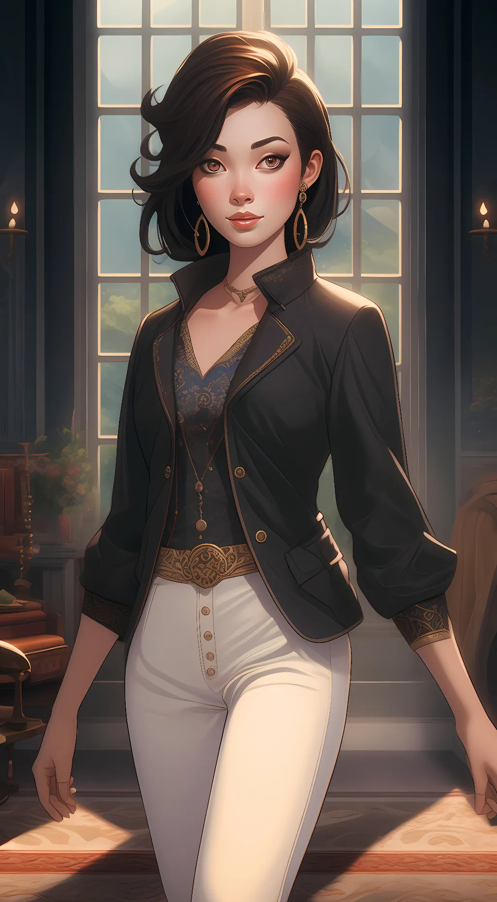 ai character: Mia background