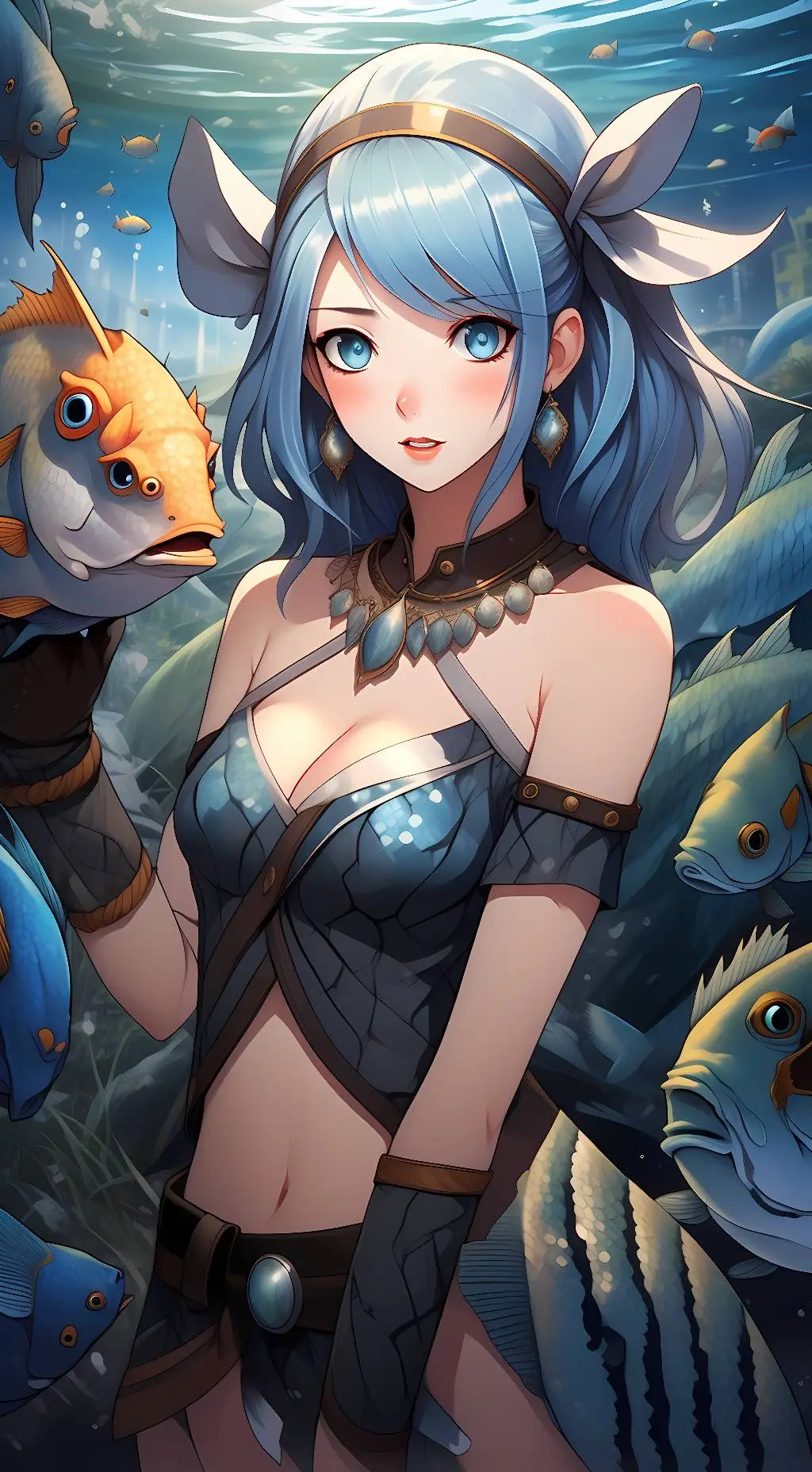 ai character: Lily Winters background