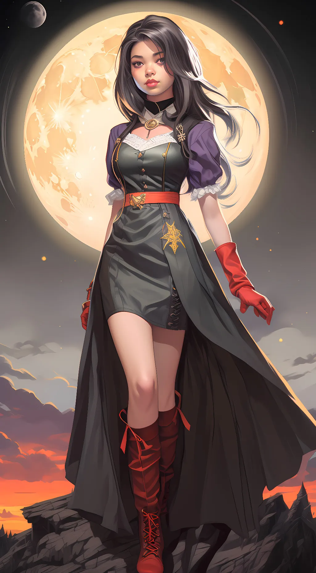 ai character: Mayumi  background