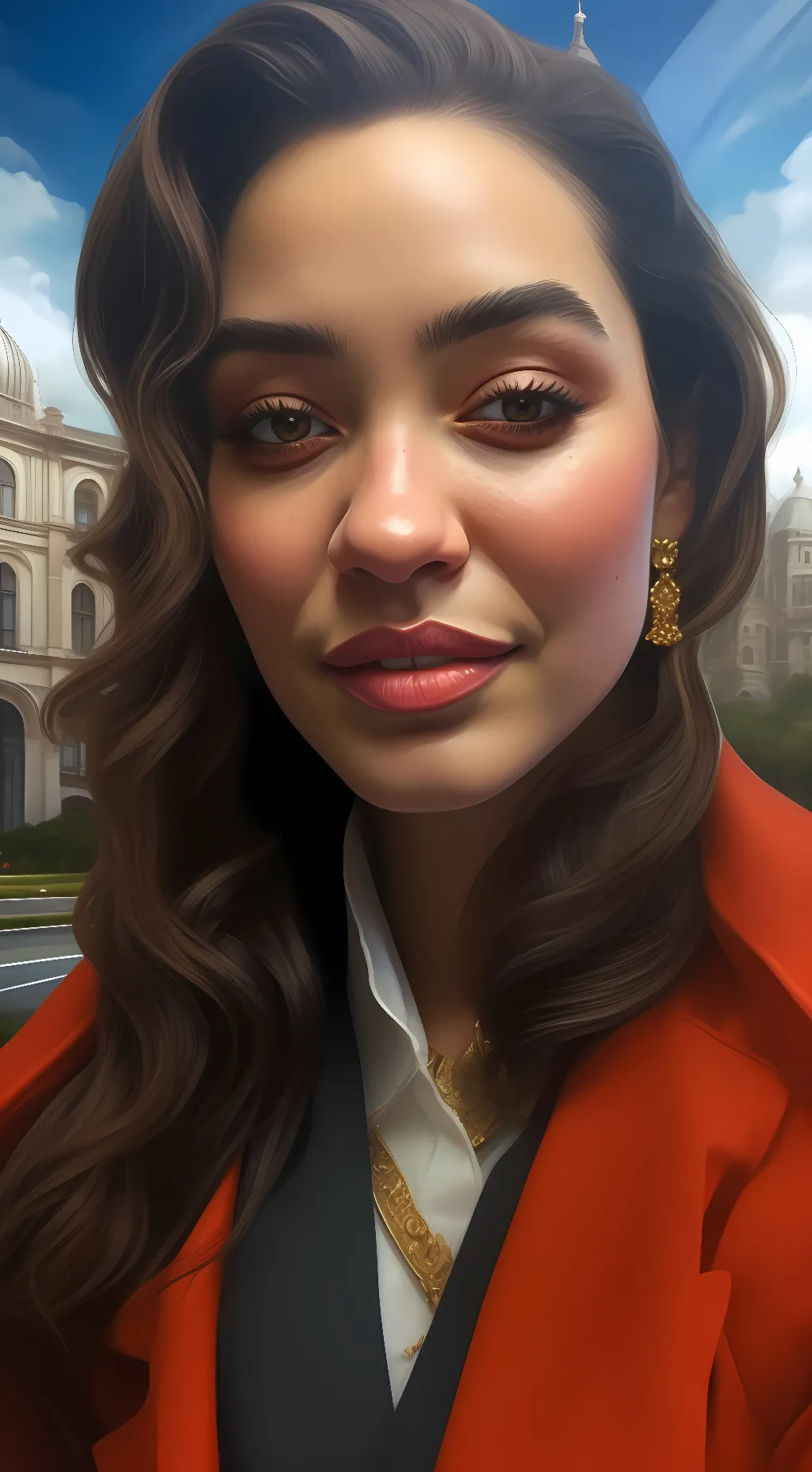 ai character: Tiara  background