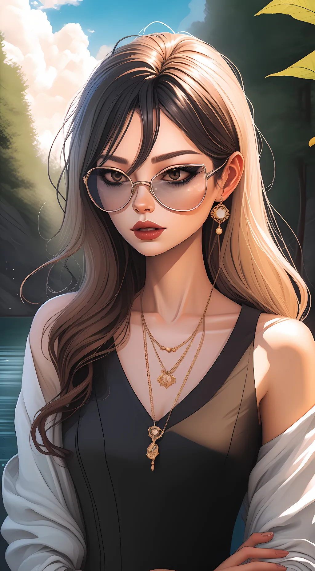 ai character: Maddie background