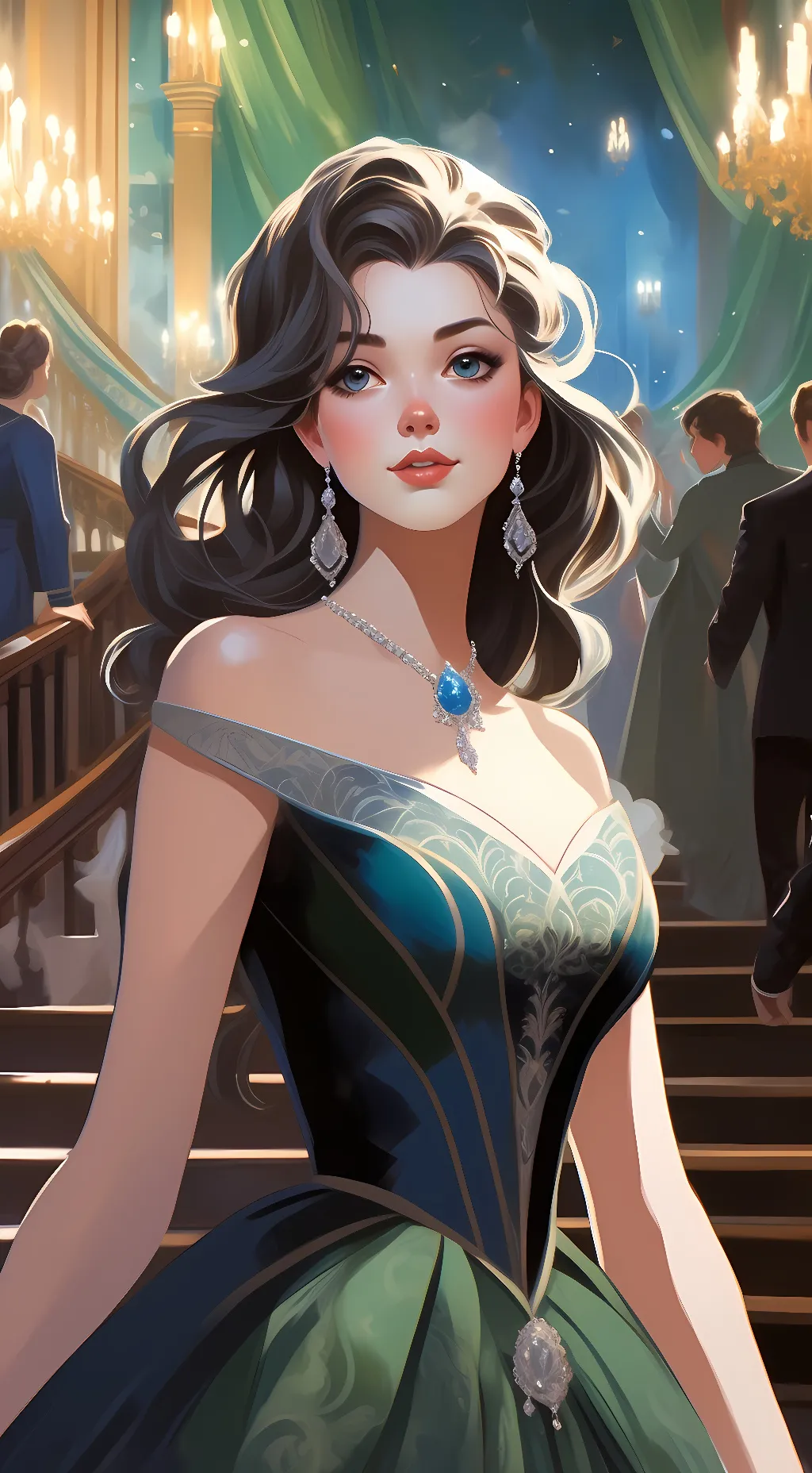 ai character: Sara  background