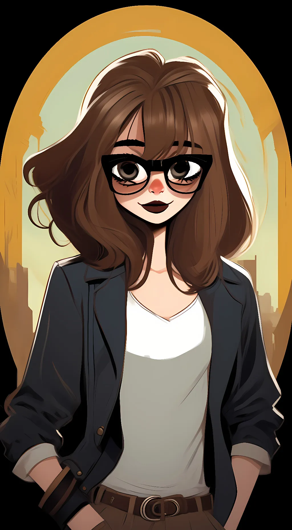 ai character: bella background