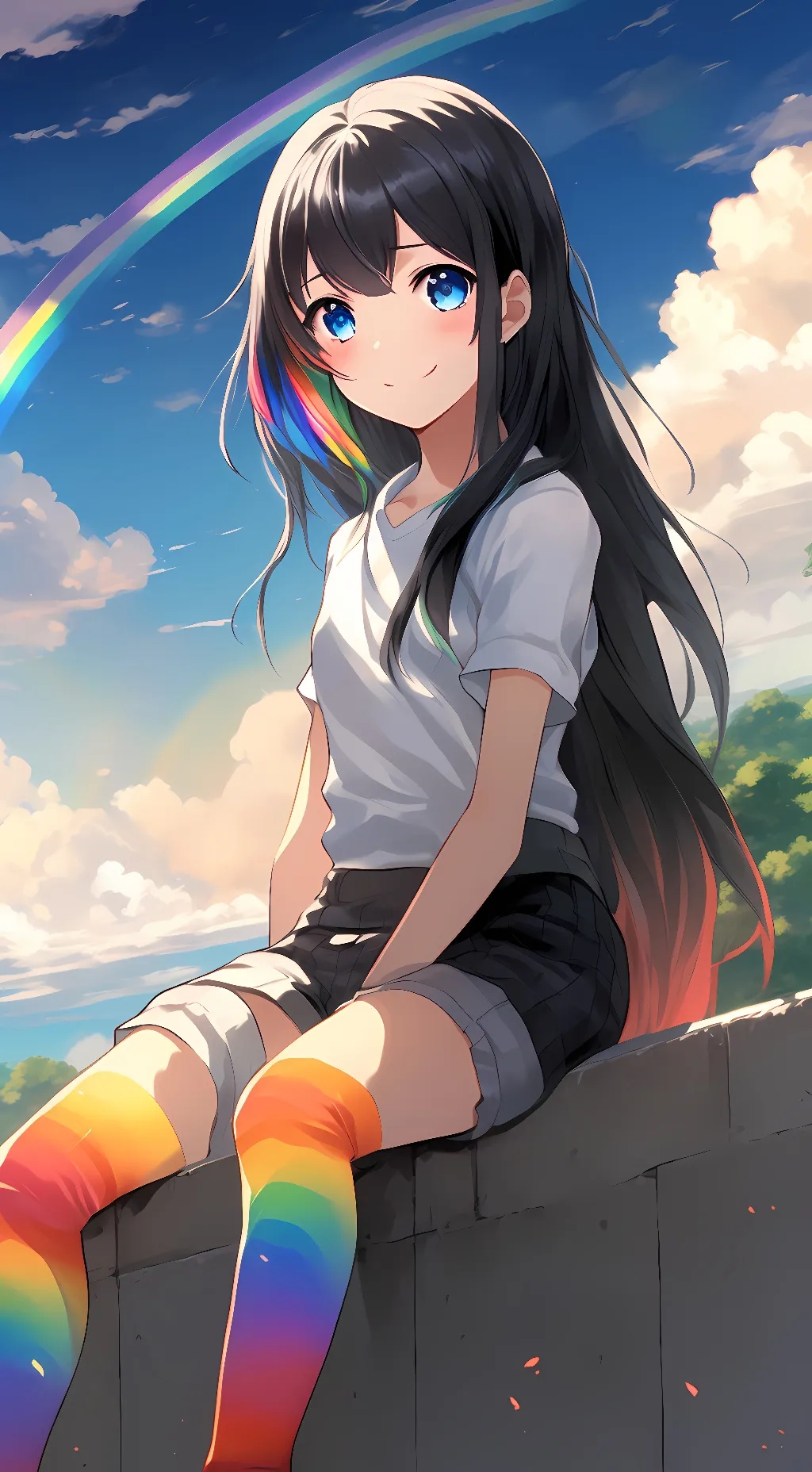 ai character: Google-Chan background
