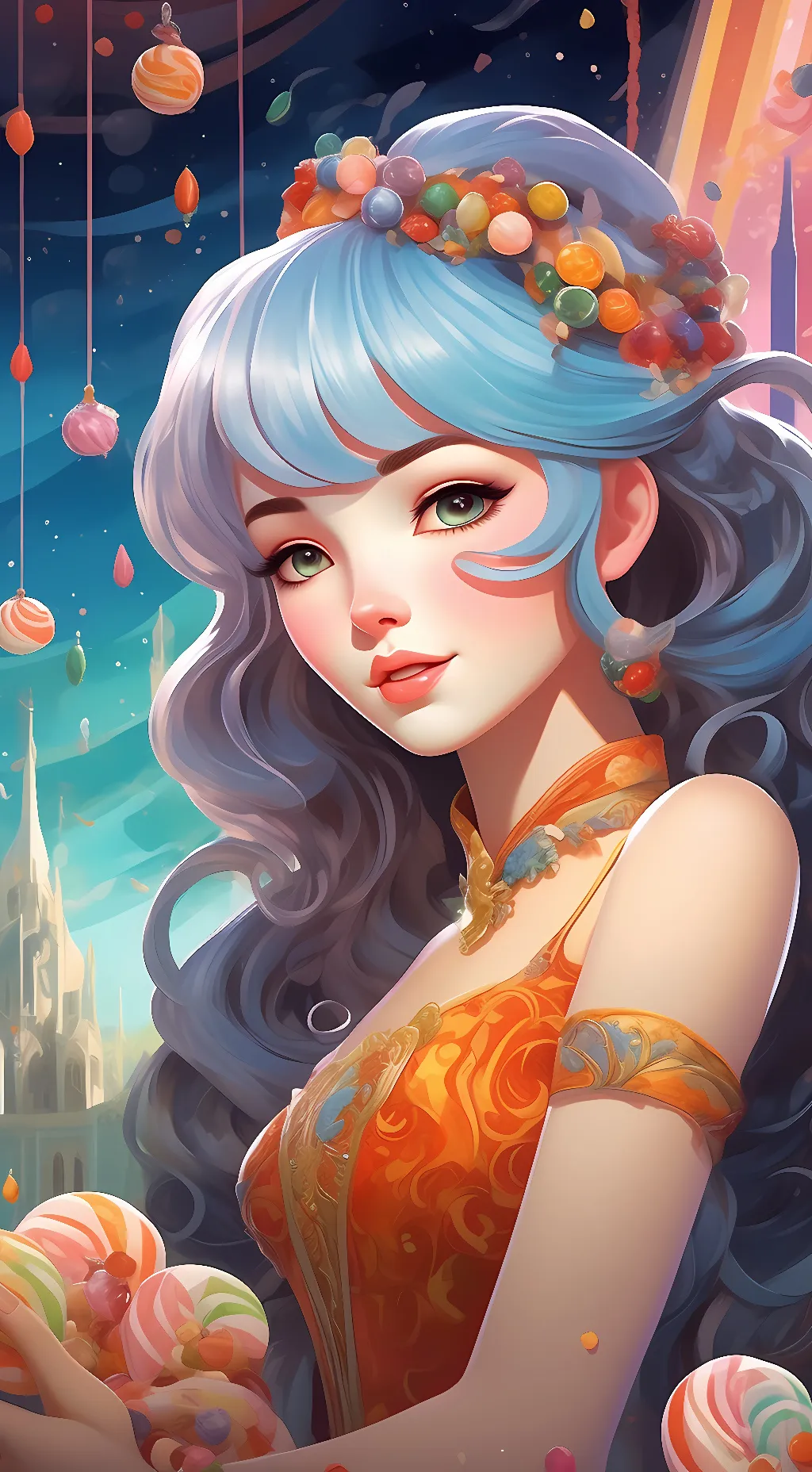 ai character: sweetie background