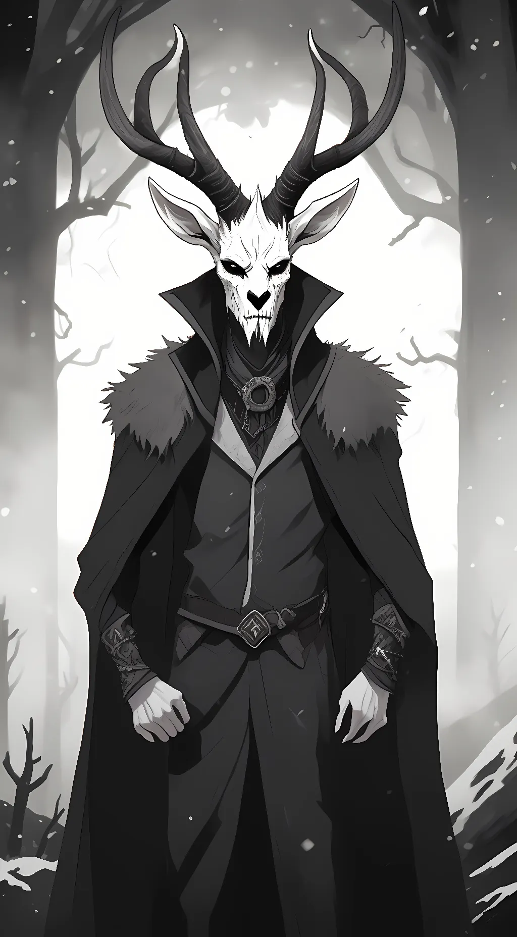 ai character: wendigo background